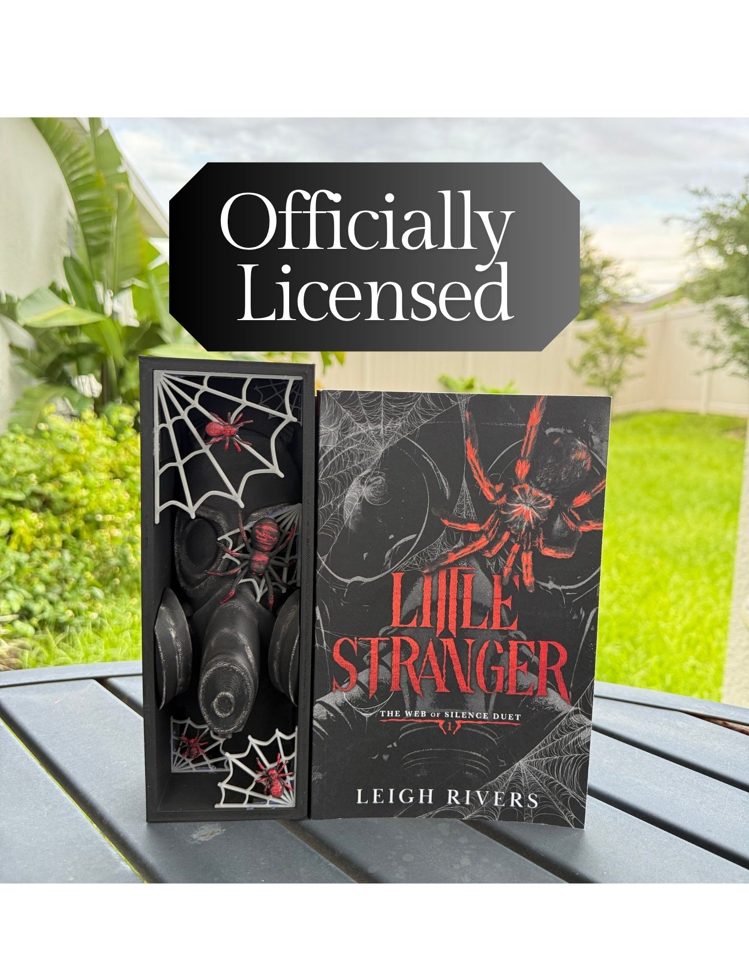 Officially Licensed Little Stranger Book Nook | Leigh Rivers | Bookshelf Decor | Bookish Merch | The Web of Silence Duet-Create Fantasy Crafts