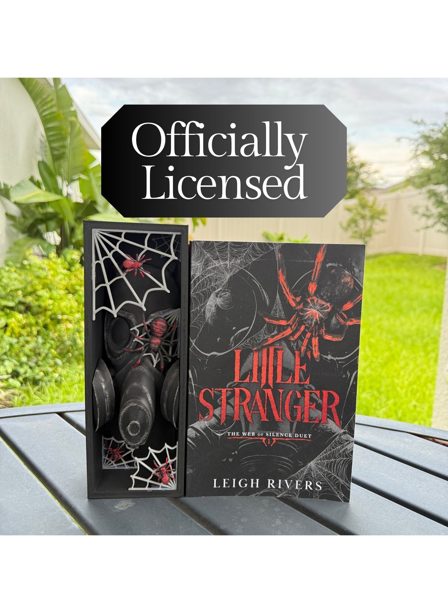 Officially Licensed Little Stranger Book Nook | Leigh Rivers | Bookshelf Decor | Bookish Merch | The Web of Silence Duet-Create Fantasy Crafts