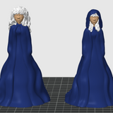 Cloaked Female Bookshelf Decor Bookish Merch - Customizable Colors