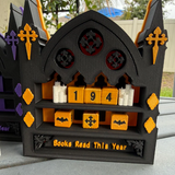 Gothic Book Tracker | Bookshelf Decor Bookish Merch