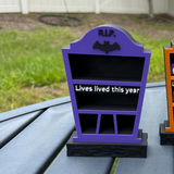 Spooky Book Tracker | Bookshelf Decor Bookish Merch