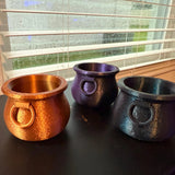 Cauldron Tealight Holder Bookshelf Decor Cute Spooky Decor 3d printed