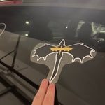 Dragon Decal - White Outline-Create Fantasy Crafts