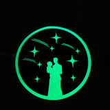 Starfall Decal - Holographic Opal White / Glow in the Dark-Create Fantasy Crafts