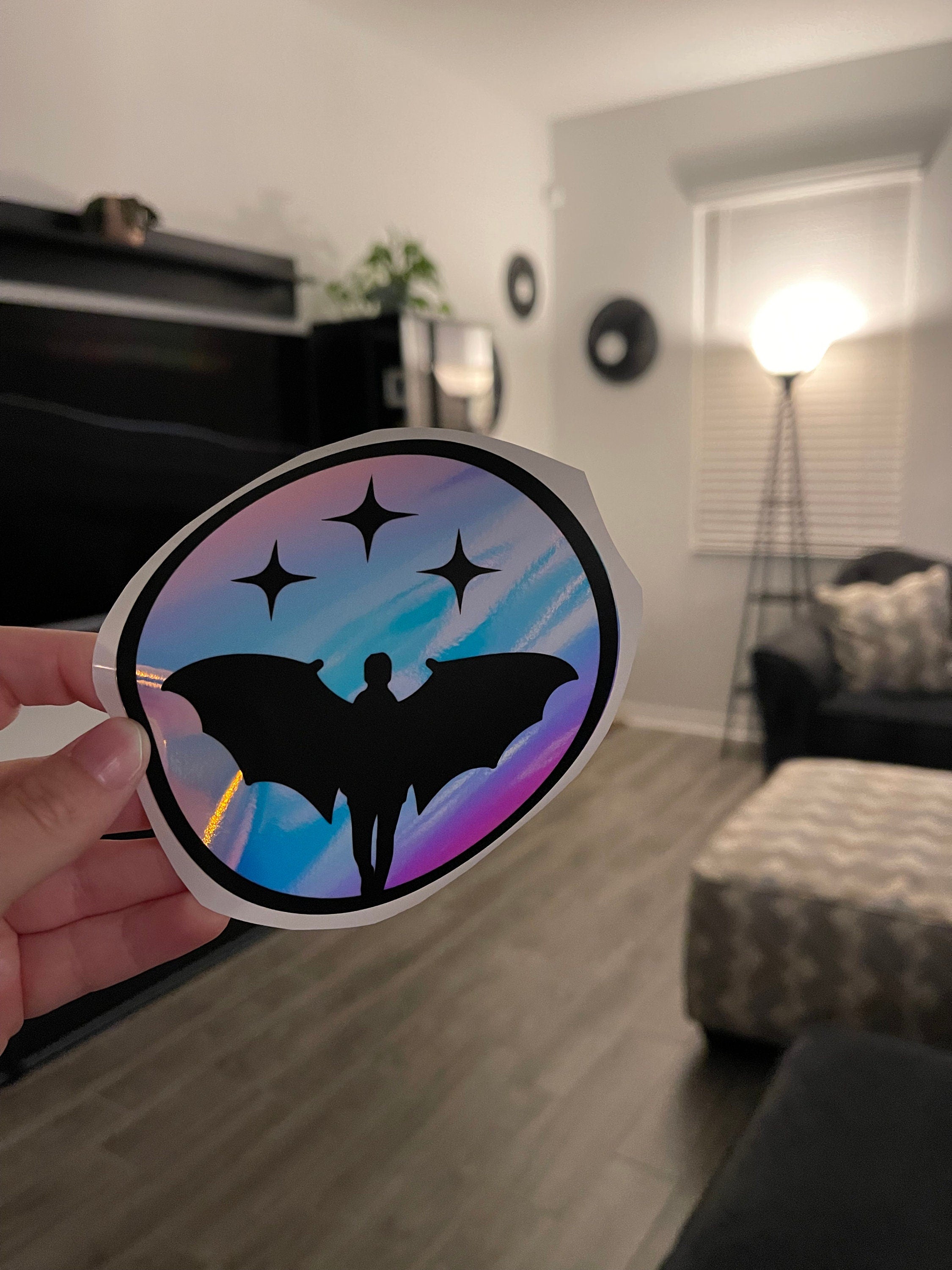 Faerie Decal - Holographic Opal White / Glow in the Dark-Create Fantasy Crafts