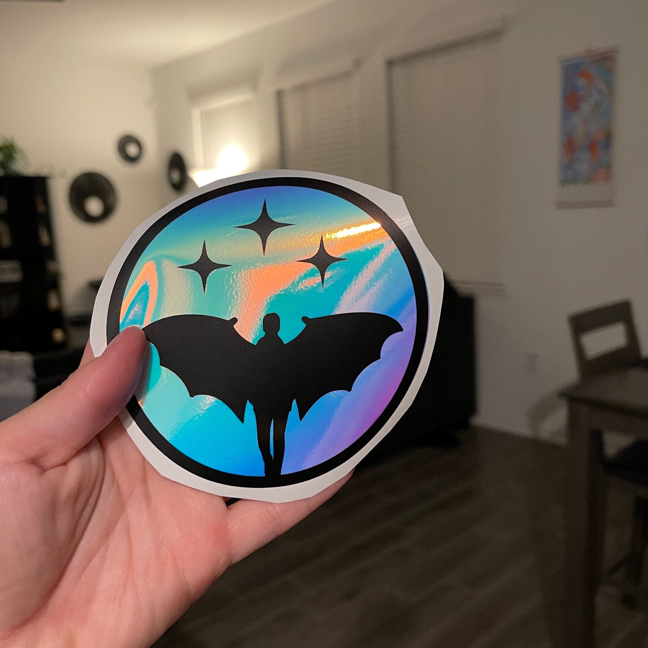 Faerie Decal - Holographic Opal White / Glow in the Dark-Create Fantasy Crafts