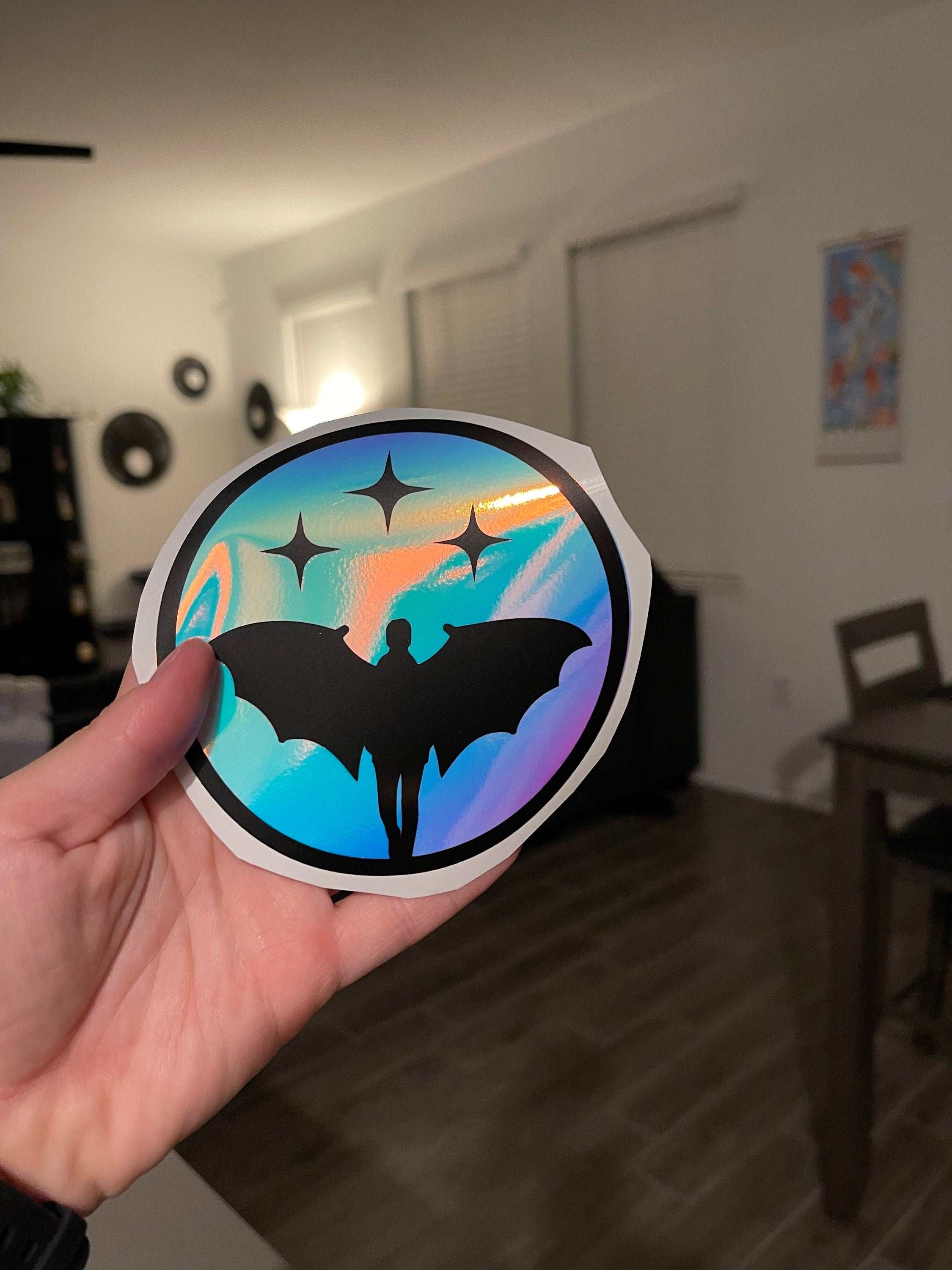 Faerie Decal - Holographic Opal White / Glow in the Dark-Create Fantasy Crafts