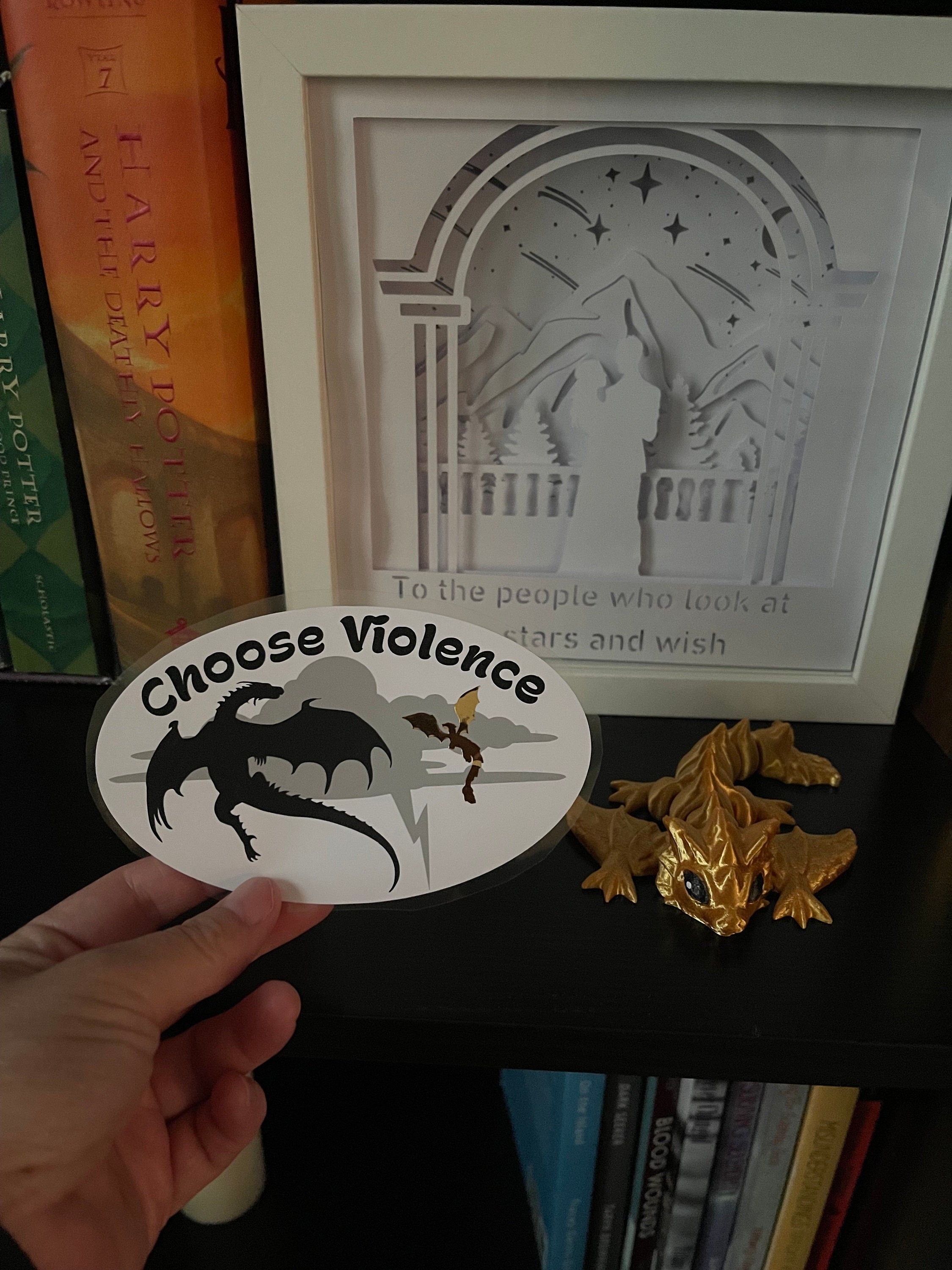 Layered Vinyl Decal - Dragons-Create Fantasy Crafts