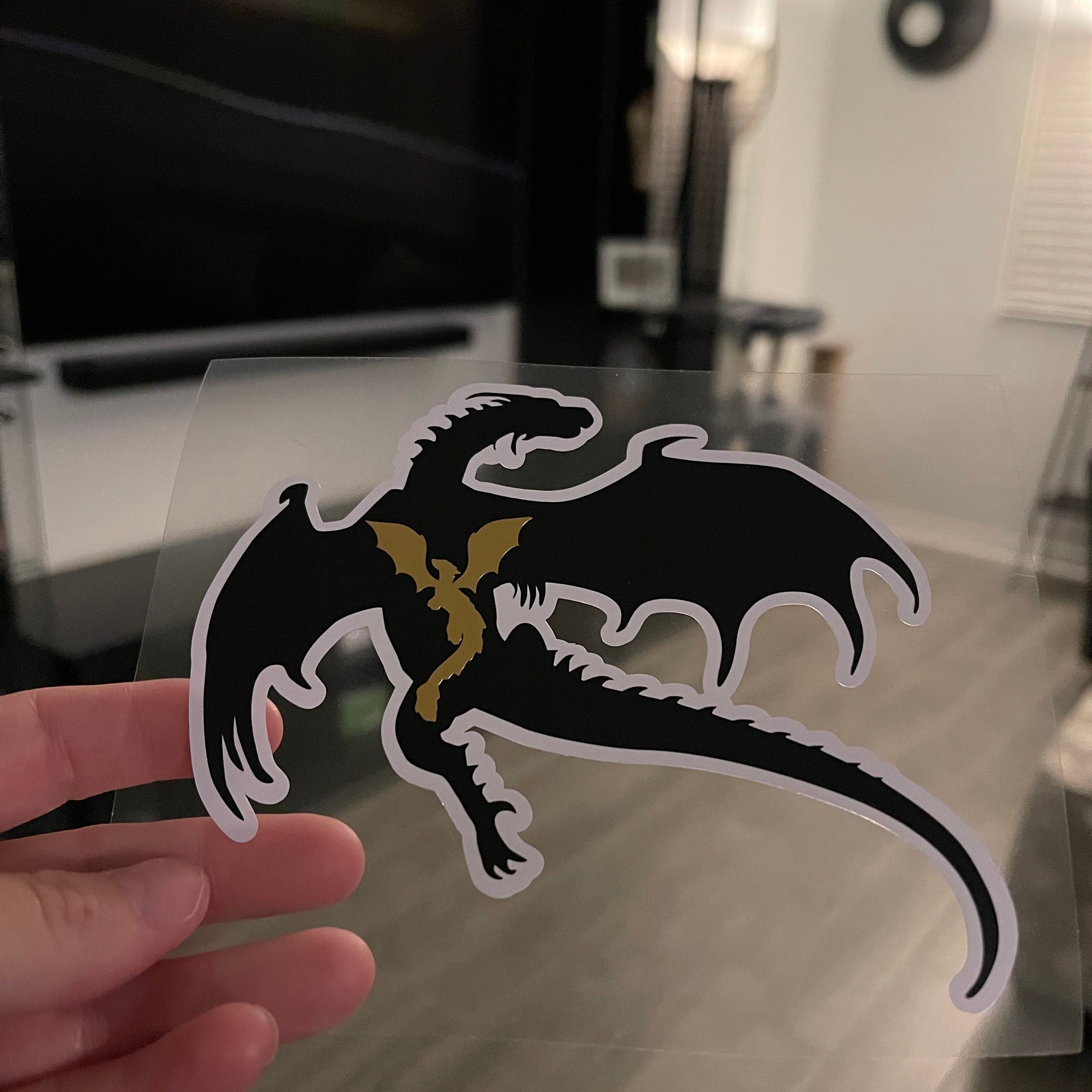 Fancy Dragon Decal-Create Fantasy Crafts