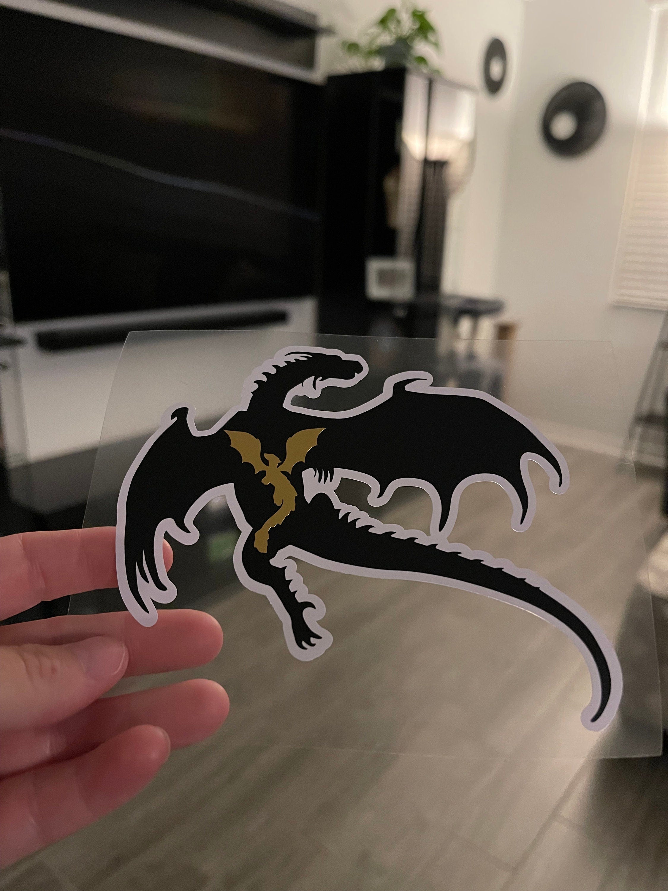 Fancy Dragon Decal-Create Fantasy Crafts