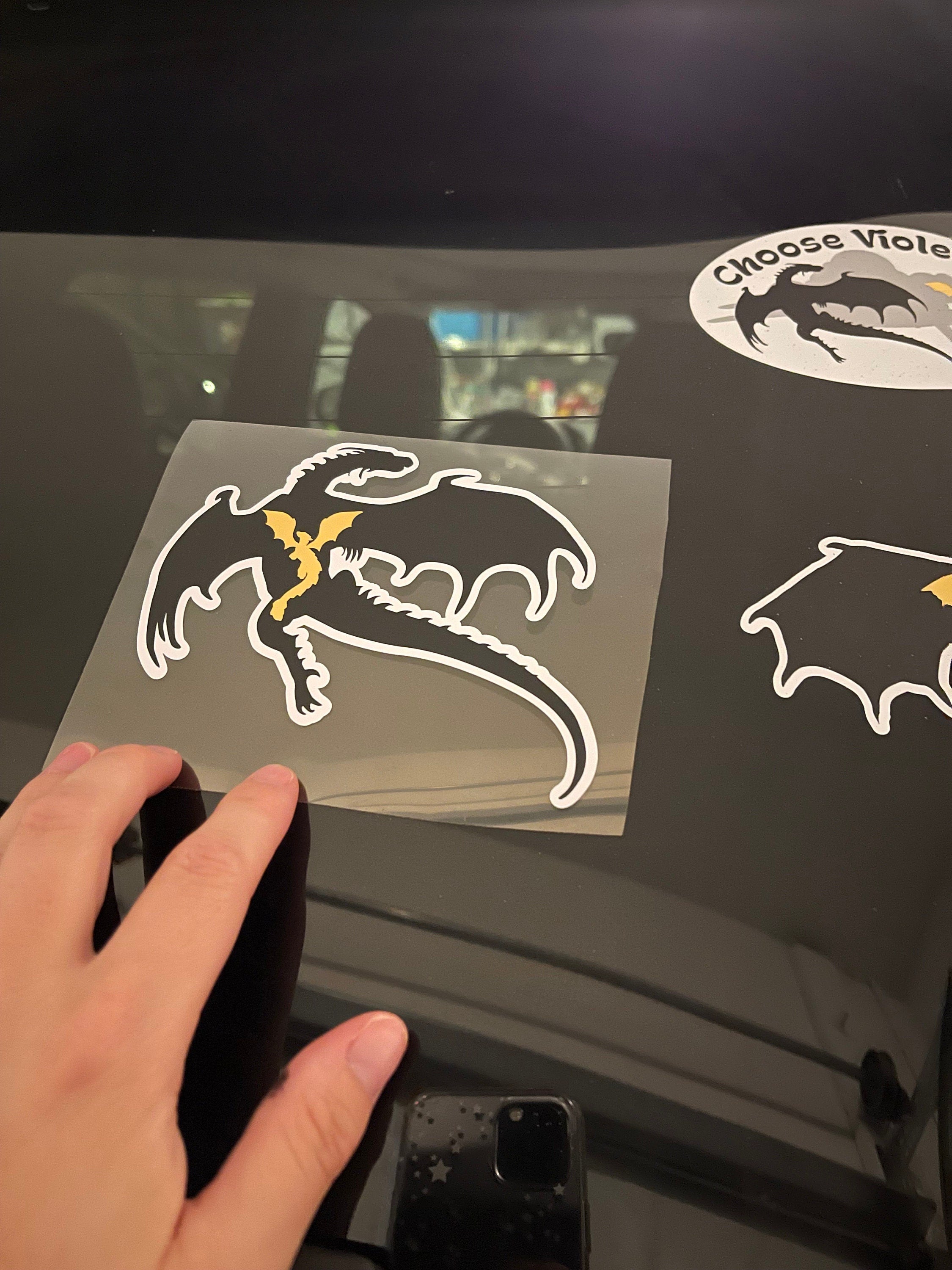 Fancy Dragon Decal-Create Fantasy Crafts