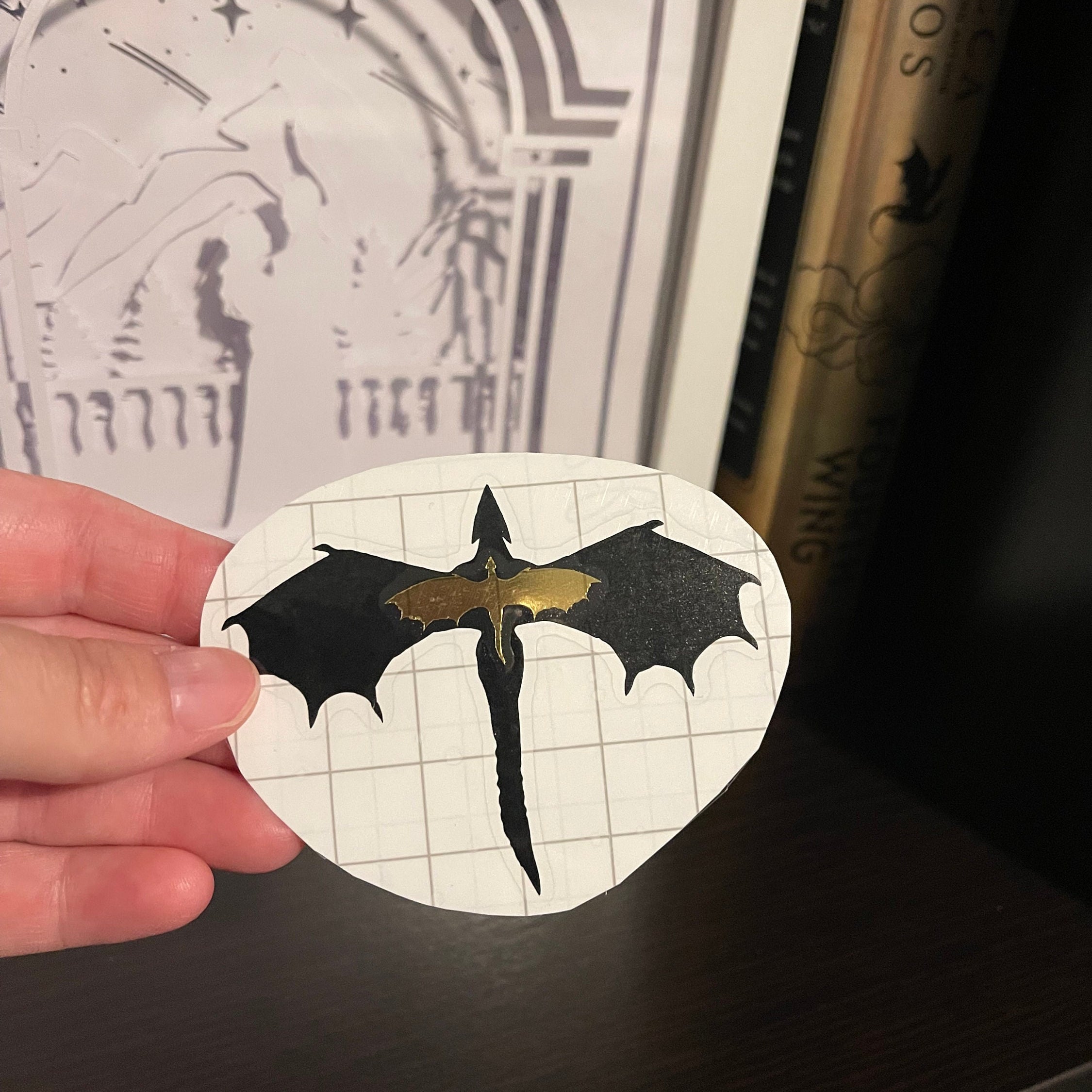 Dragon Decal ( Smaller Version)-Create Fantasy Crafts