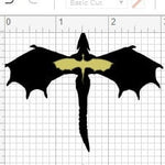 Dragon Decal ( Smaller Version)-Create Fantasy Crafts