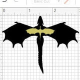 Dragon Decal ( Smaller Version)-Create Fantasy Crafts
