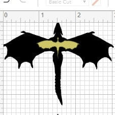 Dragon Decal ( Smaller Version)-Create Fantasy Crafts