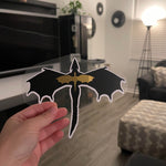 Dragon Decal - White Outline-Create Fantasy Crafts