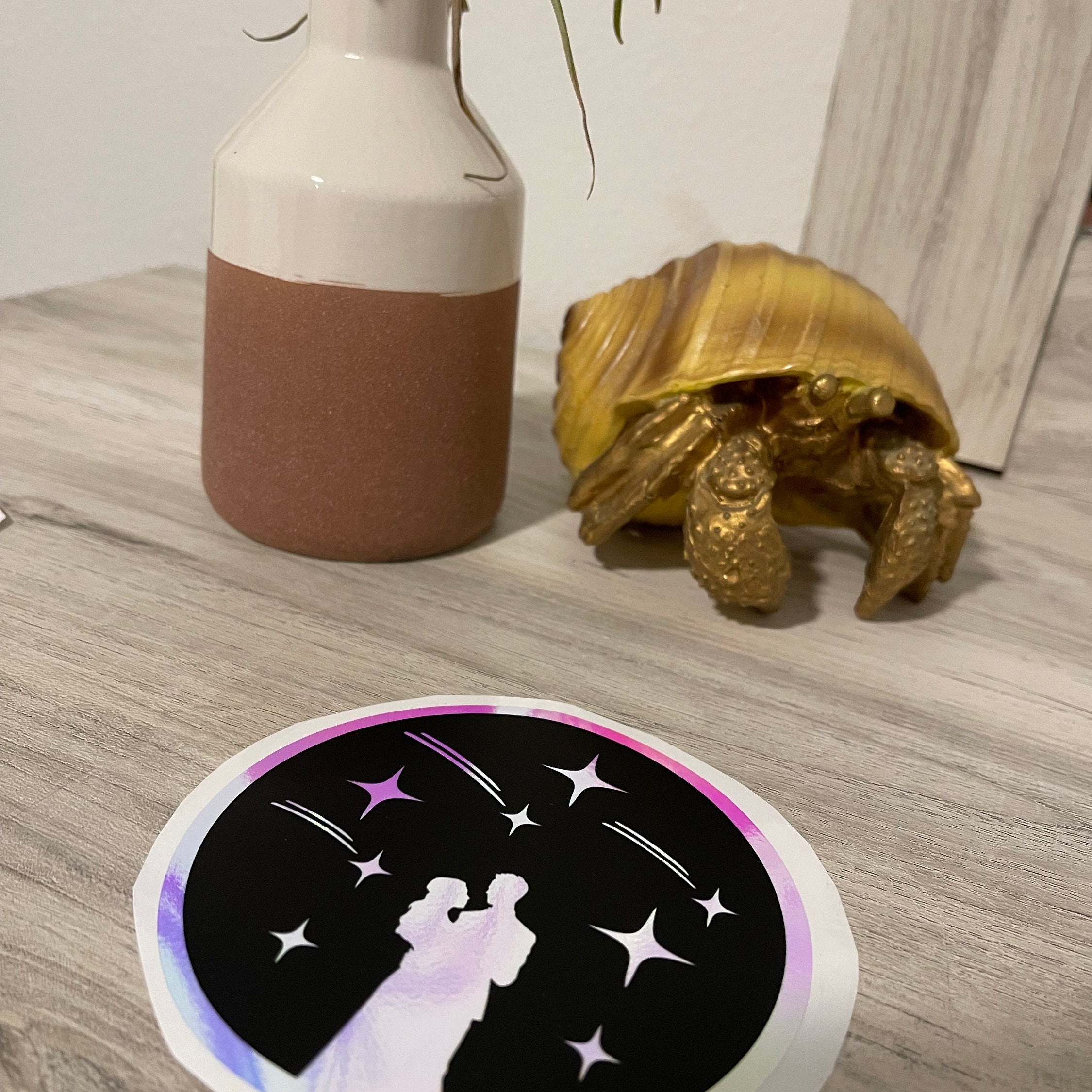 Starfall Decal - Holographic Opal White / Glow in the Dark-Create Fantasy Crafts