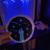 Starfall Decal - Holographic Opal White / Glow in the Dark-Create Fantasy Crafts