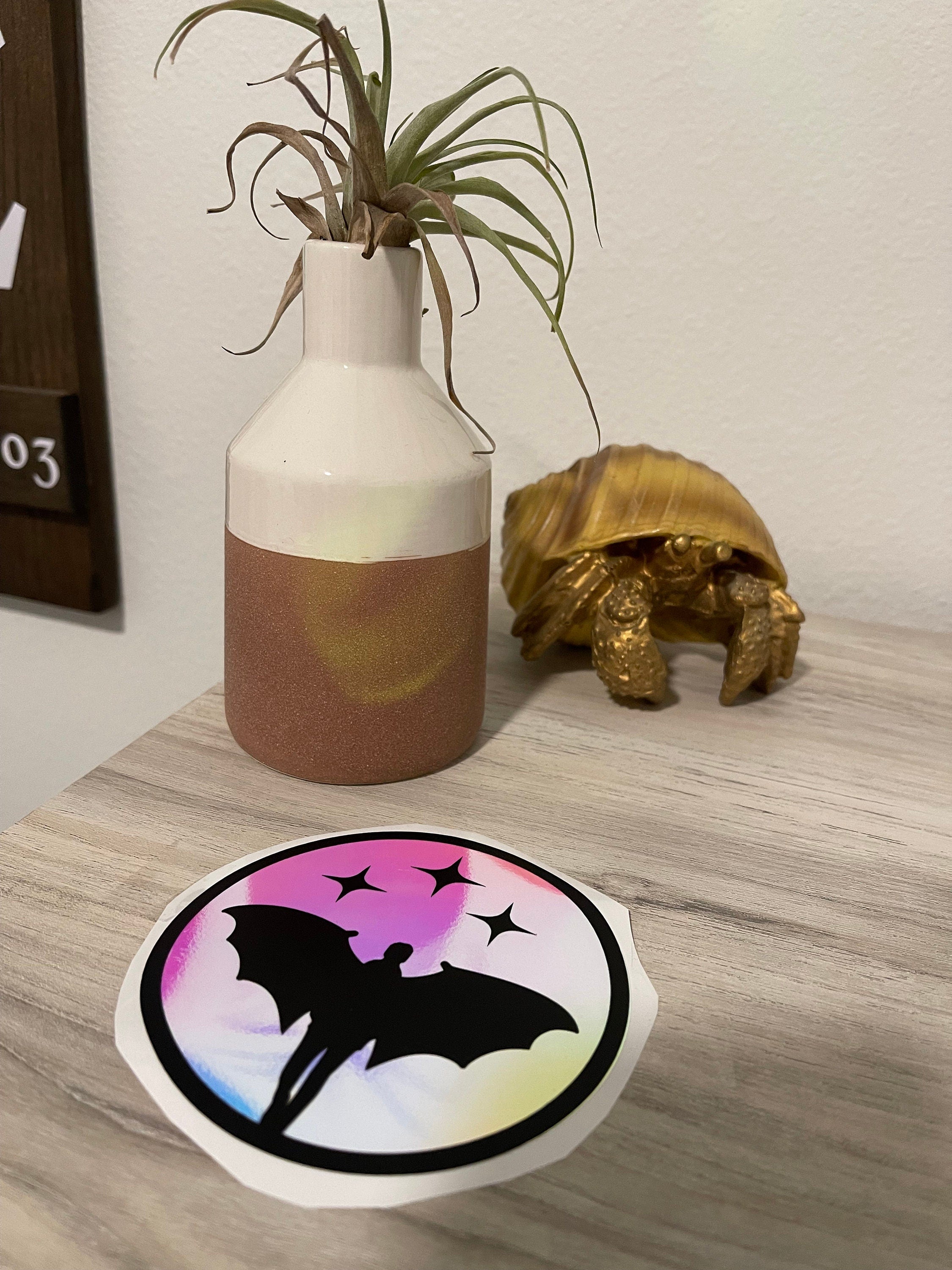 Faerie Decal - Holographic Opal White / Glow in the Dark-Create Fantasy Crafts