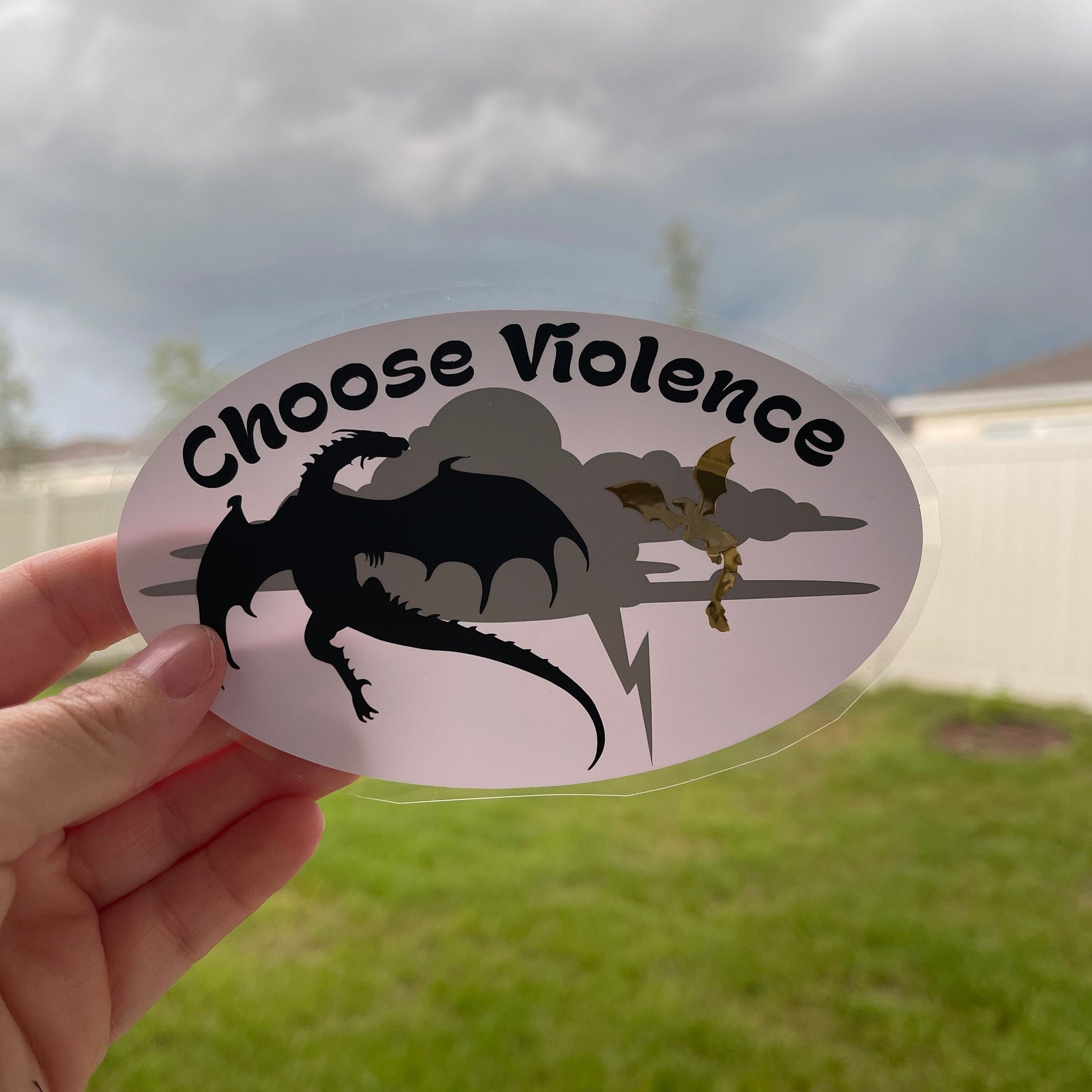 Layered Vinyl Decal - Dragons-Create Fantasy Crafts