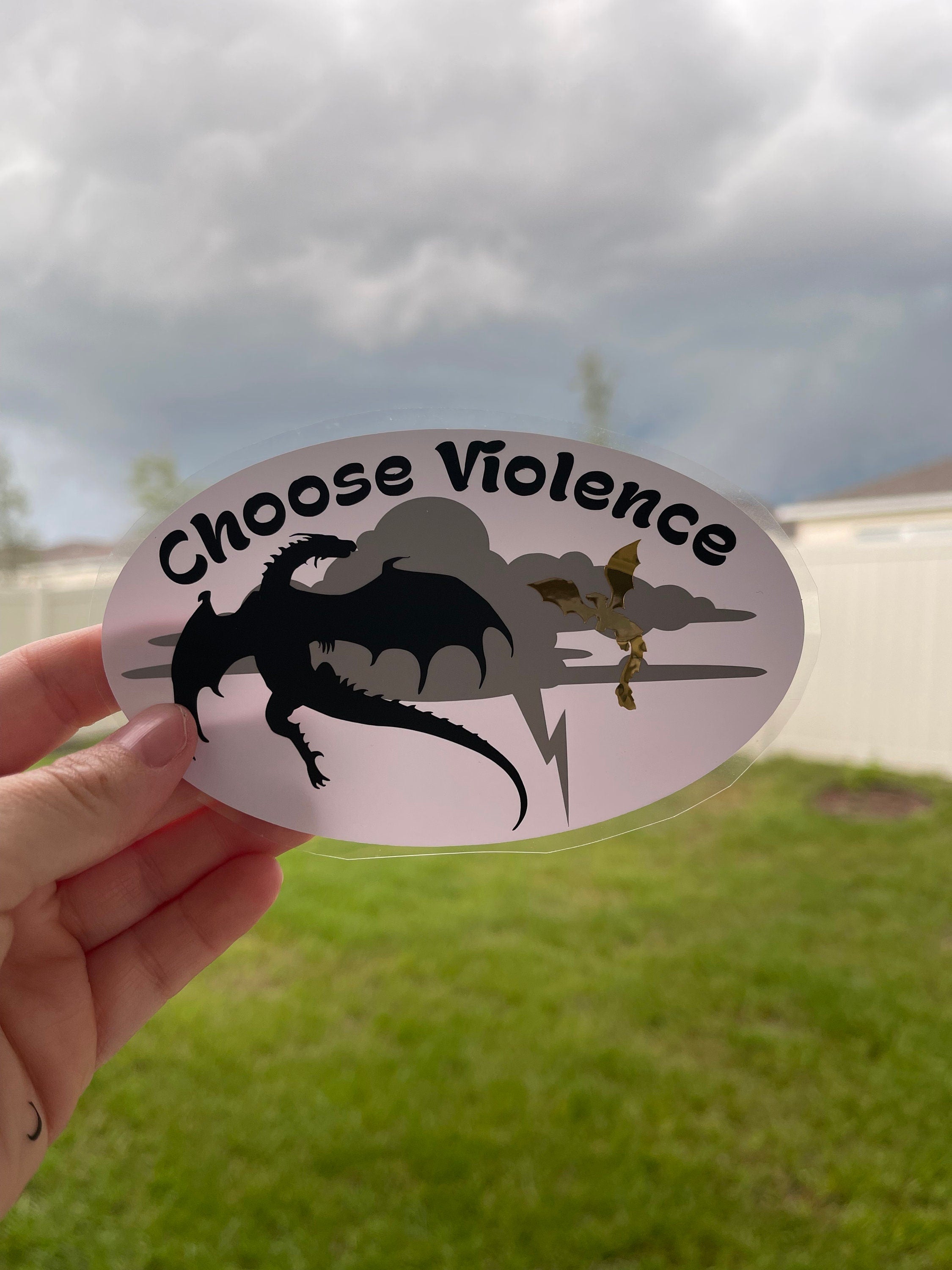 Layered Vinyl Decal - Dragons-Create Fantasy Crafts