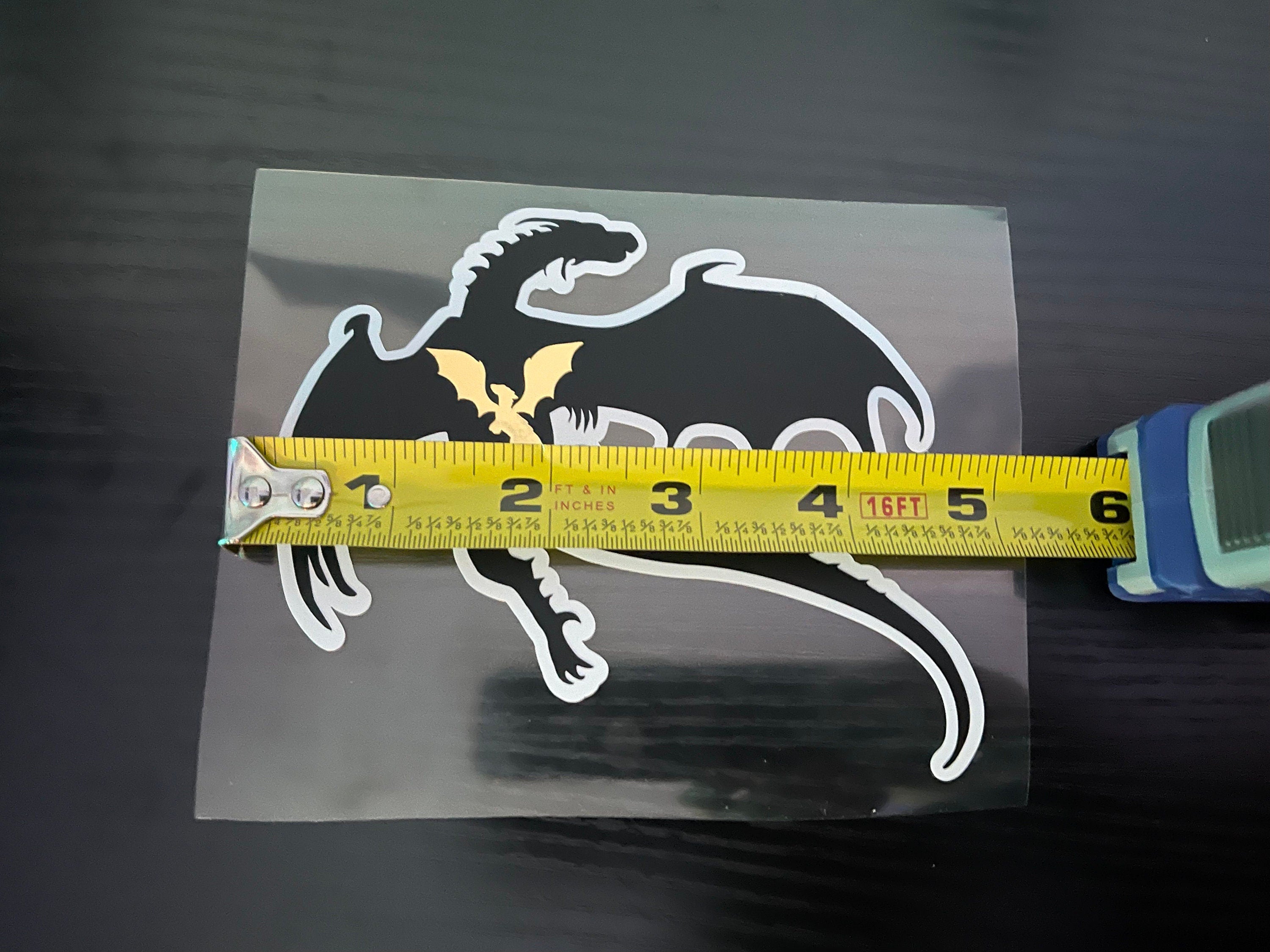 Fancy Dragon Decal-Create Fantasy Crafts