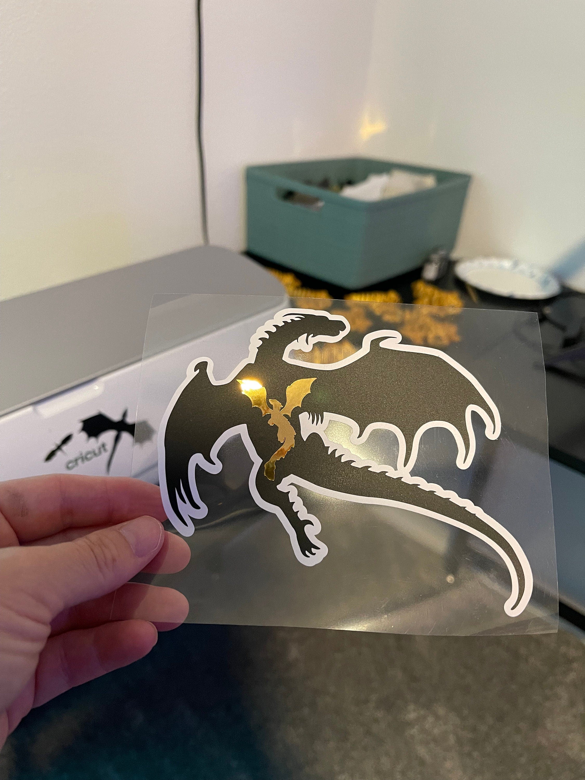 Fancy Dragon Decal-Create Fantasy Crafts