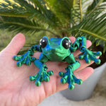 3D Printed Articulating Frog Froggy-Create Fantasy Crafts