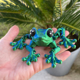 3D Printed Articulating Frog Froggy-Create Fantasy Crafts