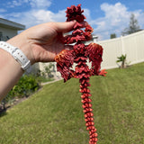 Autumn Dragon Articulating 3D Print Dragon Fall Dragon-Create Fantasy Crafts