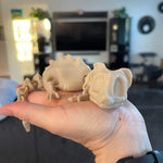 Bone Rat Articulating 3D Print Skeleton Rat-Create Fantasy Crafts