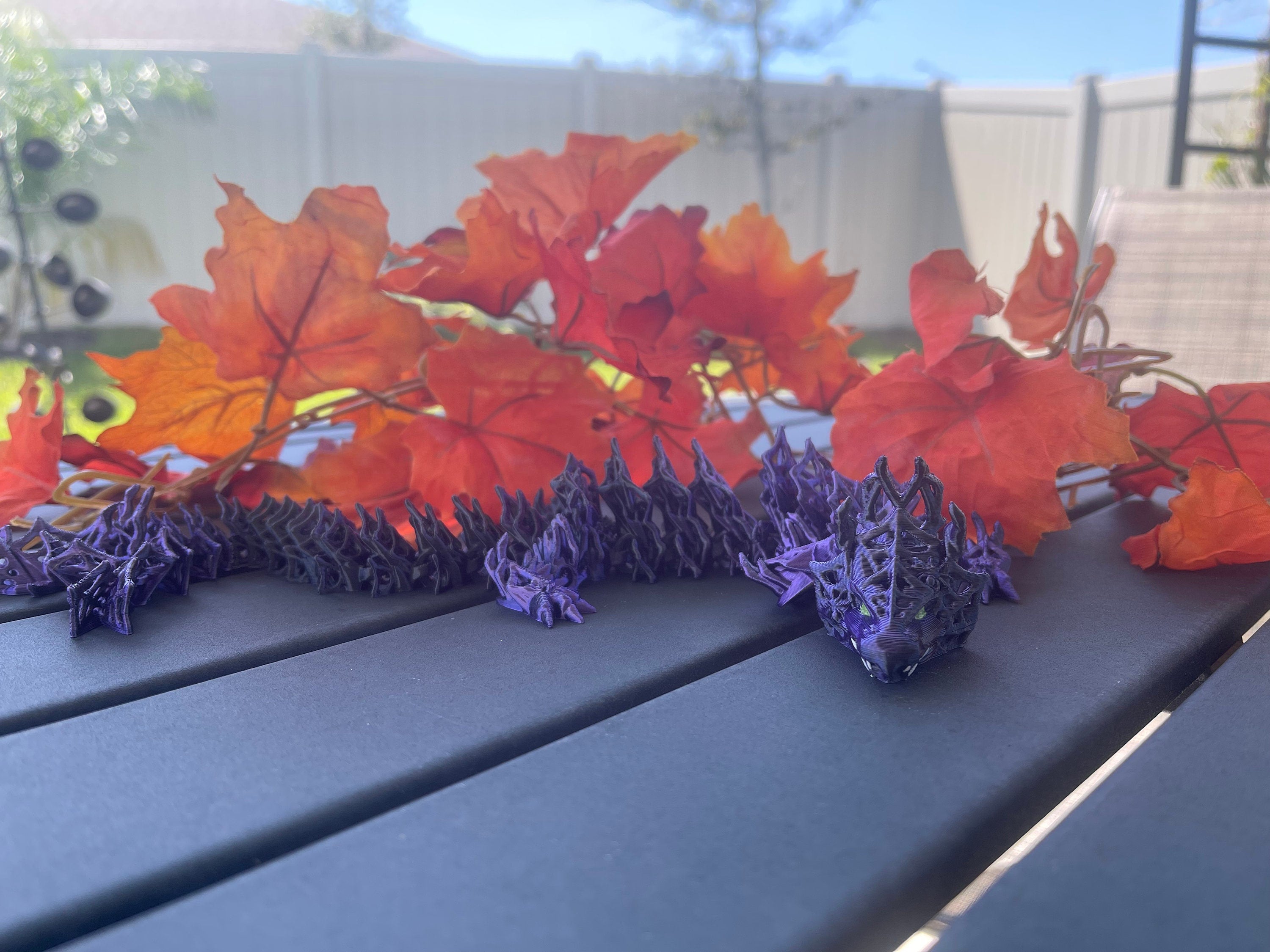 Wicked Dragon 3D Printed Articulating Halloween Fall Dragon-Create Fantasy Crafts