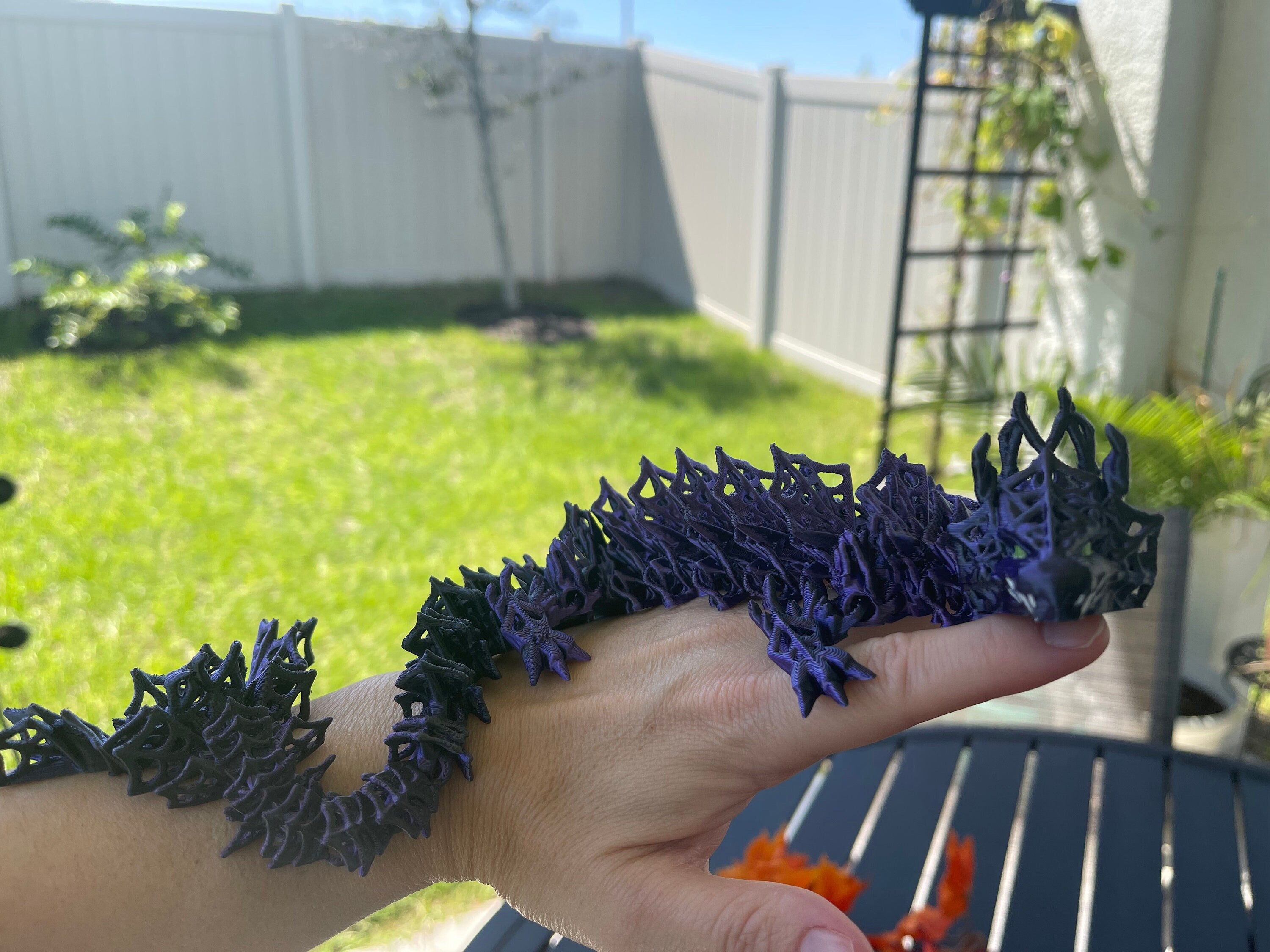 Wicked Dragon 3D Printed Articulating Halloween Fall Dragon-Create Fantasy Crafts