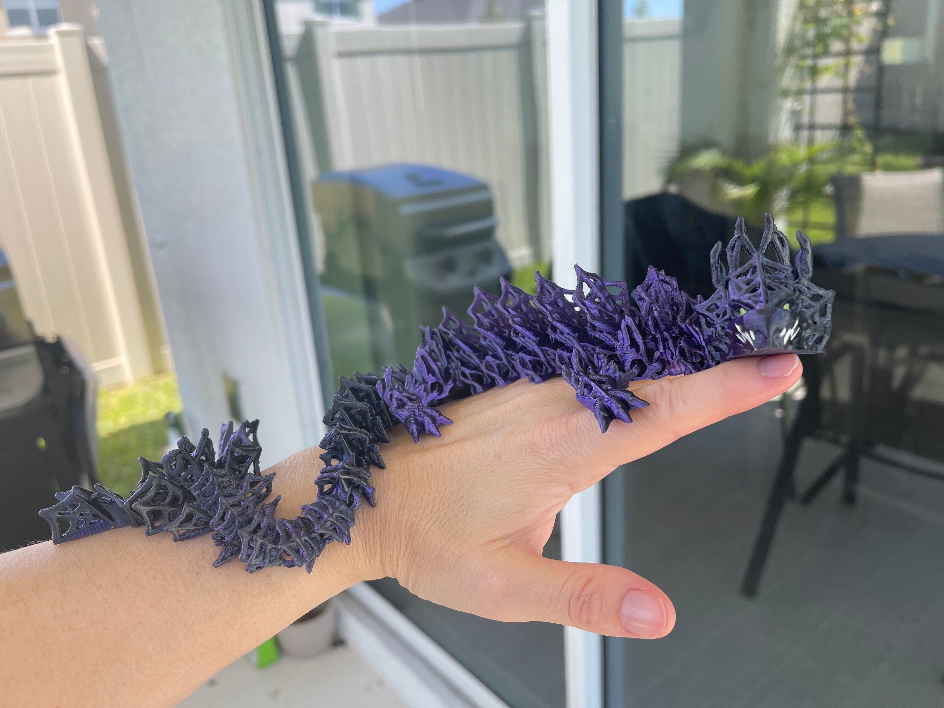 Wicked Dragon 3D Printed Articulating Halloween Fall Dragon-Create Fantasy Crafts