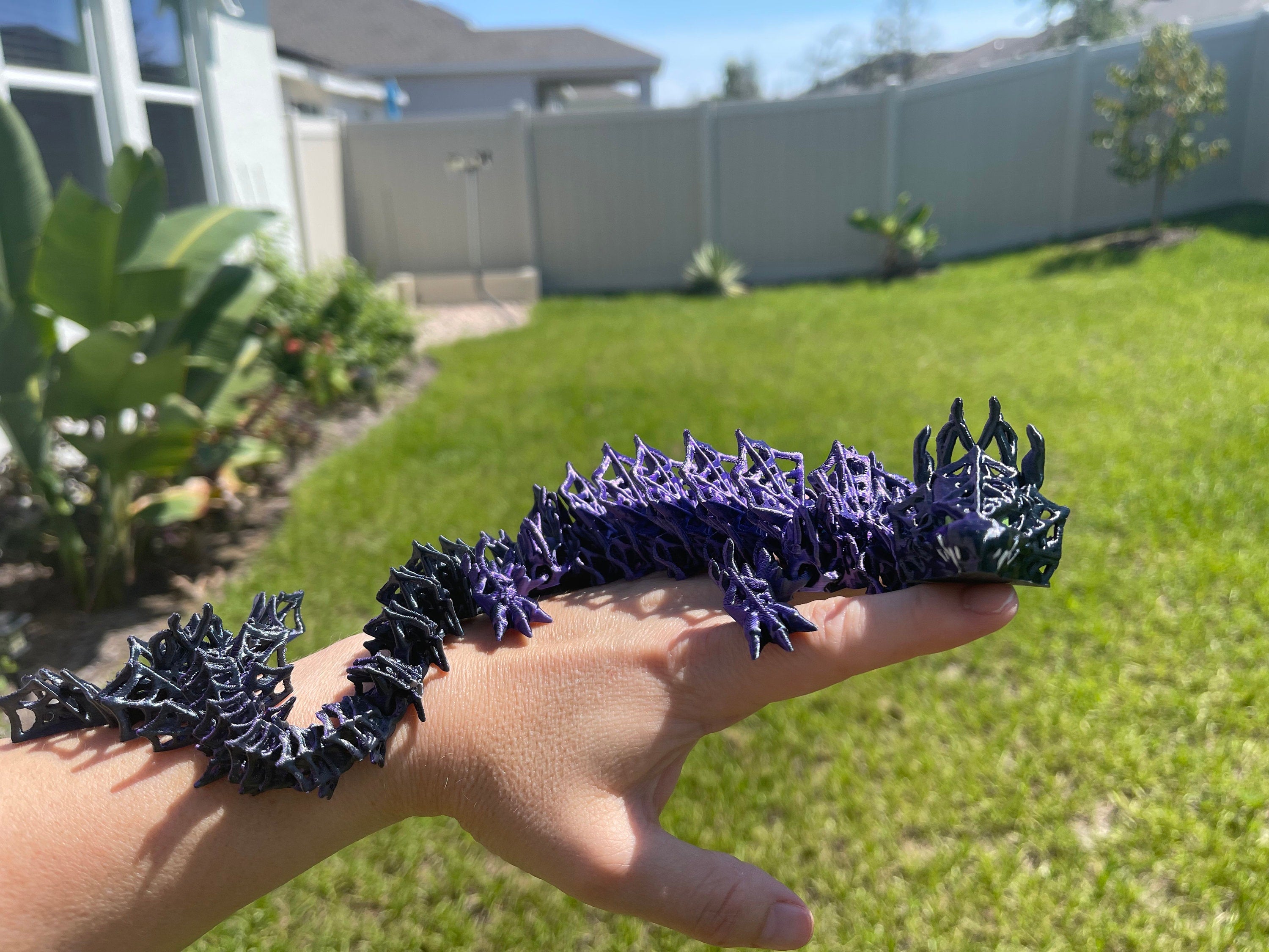 Wicked Dragon 3D Printed Articulating Halloween Fall Dragon-Create Fantasy Crafts