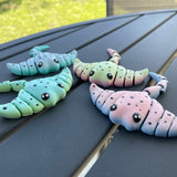Baby Articulating Stingray 3D Printed Fidget Toy Desk Decor-Create Fantasy Crafts