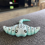 Baby Articulating Stingray 3D Printed Fidget Toy Desk Decor-Create Fantasy Crafts
