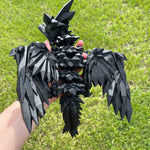 Extra Large Black Dragon 3D Printed Articulating Dragon-Create Fantasy Crafts