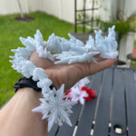 Winter Dragon Articulating 3D Print Ice Dragon Gift Toy Decor-Create Fantasy Crafts
