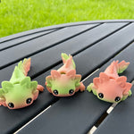 Cute Axolotl Tadpole 3D Print Articulating Desk Decor Regular or Keychain Version-Create Fantasy Crafts