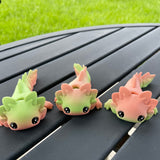 Cute Axolotl Tadpole 3D Print Articulating Desk Decor Regular or Keychain Version-Create Fantasy Crafts