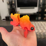 Cute Goldfish 3D Print Articulating Desk Decor-Create Fantasy Crafts