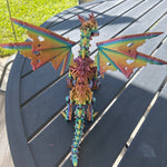 3D Print WraithWing Dragon Customizable Choose your own Color Bookself Decor Fidget Toy Gift-Create Fantasy Crafts