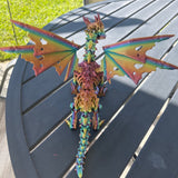 3D Print WraithWing Dragon Customizable Choose your own Color Bookself Decor Fidget Toy Gift-Create Fantasy Crafts