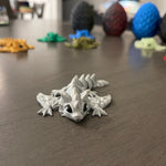 3D Print Small Dragon Egg with Tiny Articulating Dragon You Choose Color Dragon and Egg Customizable Great Gift-Create Fantasy Crafts