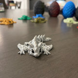 3D Print Small Dragon Egg with Tiny Articulating Dragon You Choose Color Dragon and Egg Customizable Great Gift-Create Fantasy Crafts