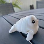 3D Print Cute Seal Articulating Gift Desk Decor Customizable You Choose Color-Create Fantasy Crafts