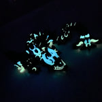 3D Print Lunar Dragon Articulating Color Changing Glow In the Dark Accents-Create Fantasy Crafts