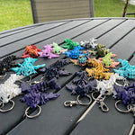 3D Print Dragon Keychain Customizable Pick your Color and Style Fidget Toy Gift Bag Decor-Create Fantasy Crafts