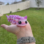 3D Print Cute Cat-erpillar Cat Caterpillar Gift Fidget Toy Decor-Create Fantasy Crafts